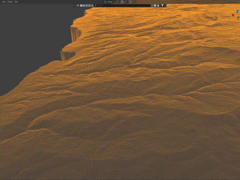 Lebanon Terrain Map Modèle 3D