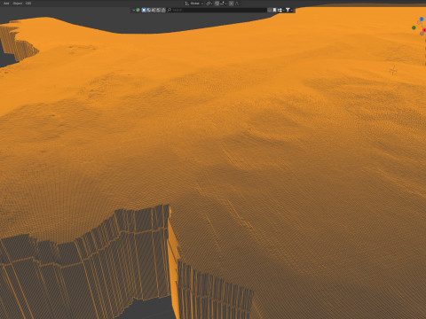 Liechtenstein Terrain Map 3D Model