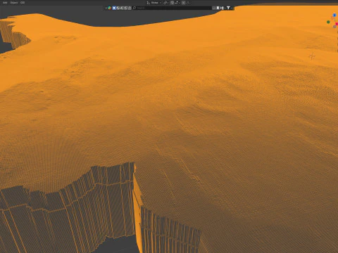 Liechtenstein Terrain Map 3D Model