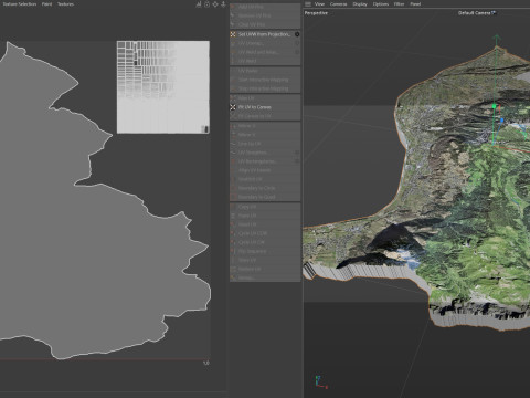 Liechtenstein Terrain Map 3D Model