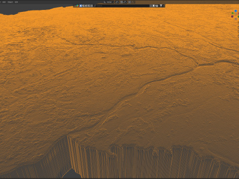 Lithuania Terrain Map 3D Model
