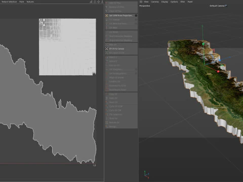 Nepal terrain map 3D Model