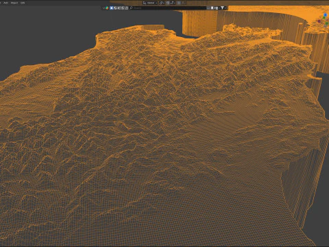 New Zealand terrain map 3D Model