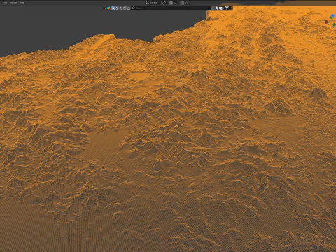 Nicaragua terrain map 3D Model