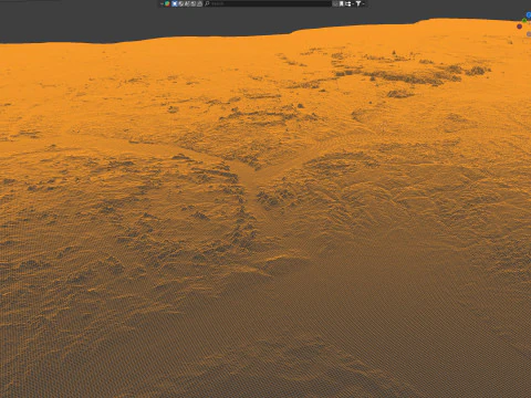 Nigeria terrain map 3D Model