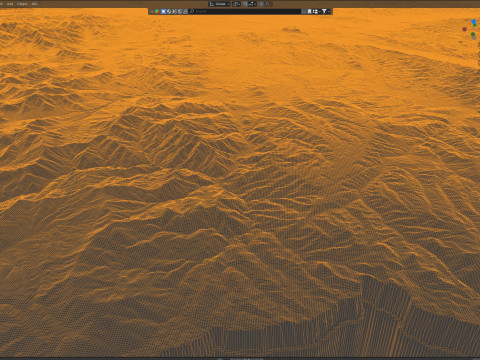 North Macedonia terrain map 3D Model