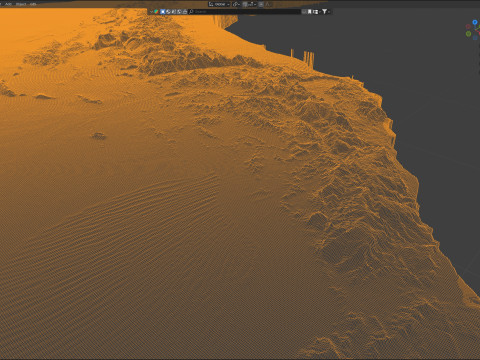 Oman terrain map 3D Model