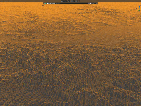 Poland terrain map 3D Model