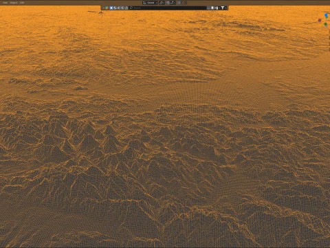 Poland terrain map 3D Model