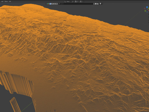 Puerto Rico terrain map 3D Model