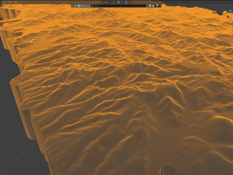 Saint Lucia terrain map 3D Model