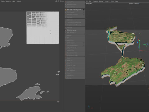 Saint Pierre and Miquelon terrain map 3Dモデル