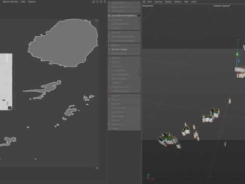 Saint Vincent and the Grenadines terrain map 3D मॉडल