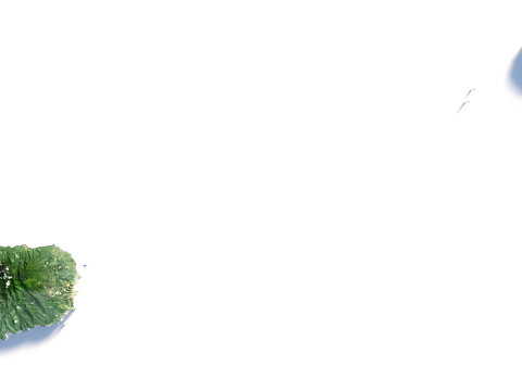 Sao Tome and Principe terrain map 3D Model