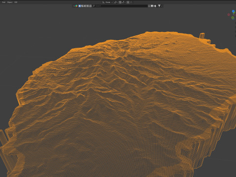 Sao Tome and Principe terrain map 3D Model