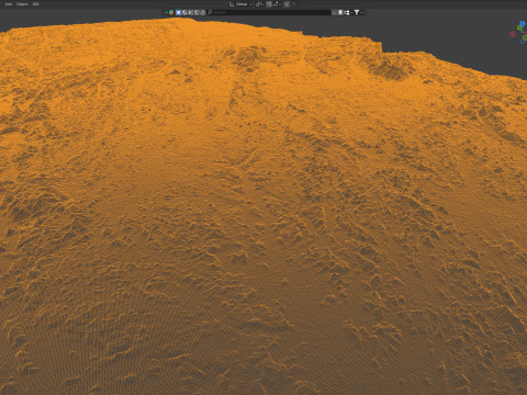 Sierra Leone terrain map 3D मॉडल