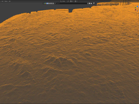 Singapore terrain map 3D Model