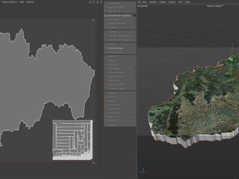 Slovakia terrain map Modèle 3D