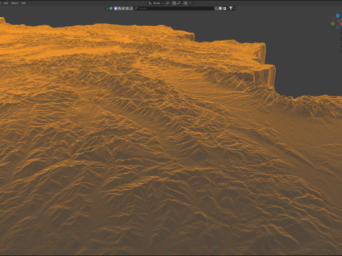 Slovakia terrain map Modèle 3D
