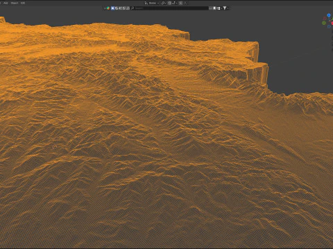 Slovakia terrain map 3D Model