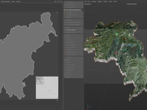 Slovenia terrain map 3D Модель