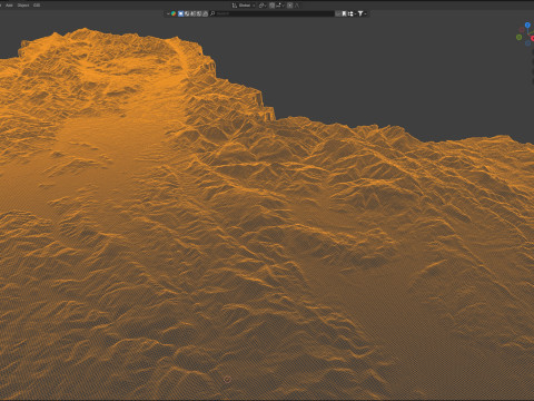 Slovenia terrain map 3D Модель