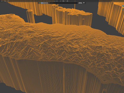 Solomon Islands terrain map 3D Модель