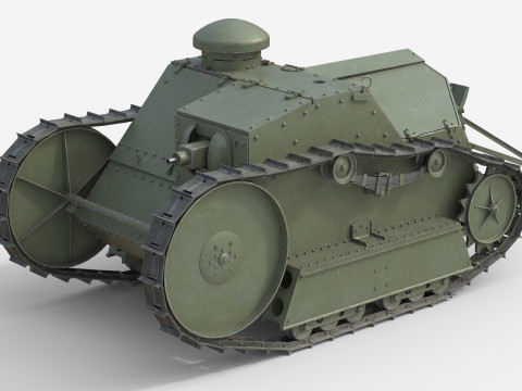 American Light Tank Modèle 3D