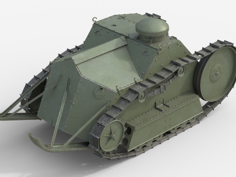 American Light Tank Modèle 3D