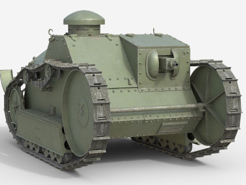 American Light Tank Modèle 3D