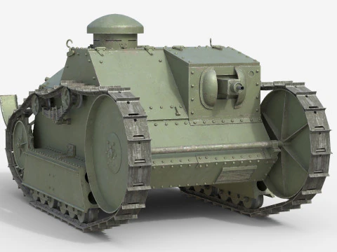 Carro armato leggero americano Modello 3D