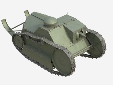 American Light Tank Modèle 3D
