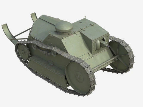 Carro armato leggero americano Modello 3D