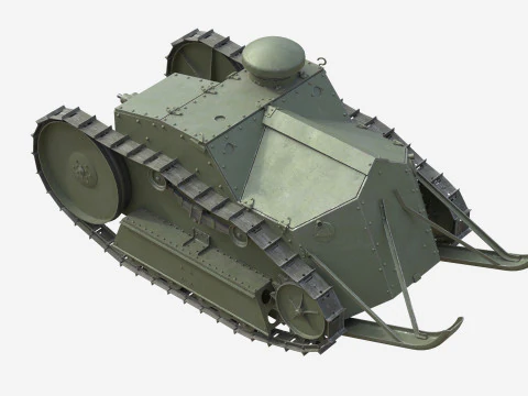 Carro armato leggero americano Modello 3D