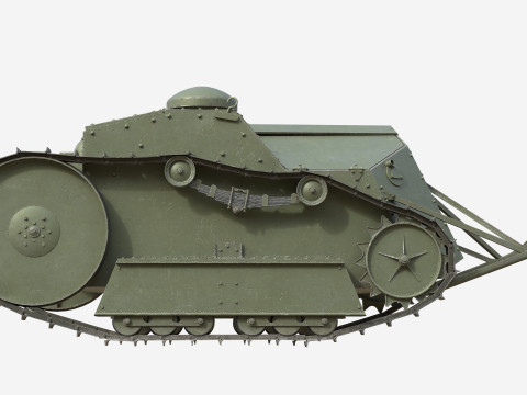 American Light Tank Modèle 3D