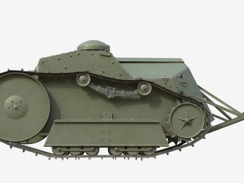Carro armato leggero americano Modello 3D