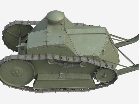American Light Tank Modèle 3D