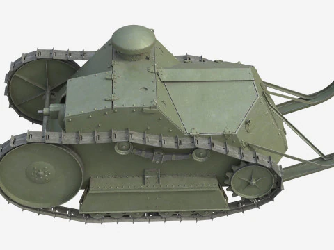 Carro armato leggero americano Modello 3D