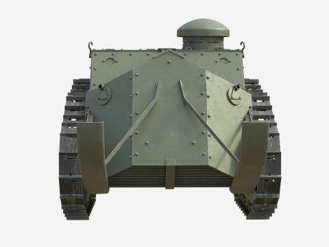 American Light Tank Modèle 3D