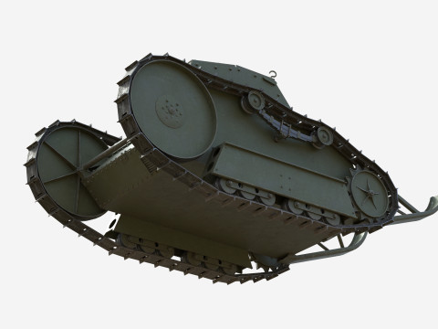 American Light Tank Modèle 3D