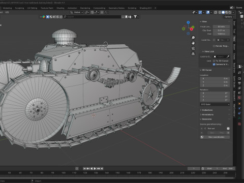 American Light Tank Modèle 3D
