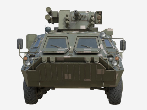 BTR 4E Infantry fighting vehicle Modelo 3D