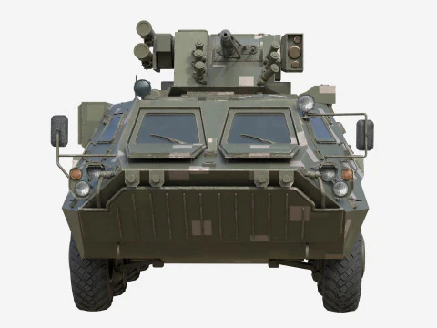 Ve&iacute;culo de combate de infantaria BTR 4E Modelo 3D