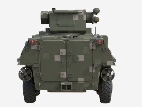 BTR 4E Infantry fighting vehicle Modelo 3D