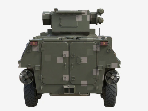 Ve&iacute;culo de combate de infantaria BTR 4E Modelo 3D