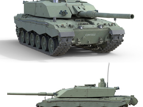 Challenger 3 Main battle tank 3D Модель