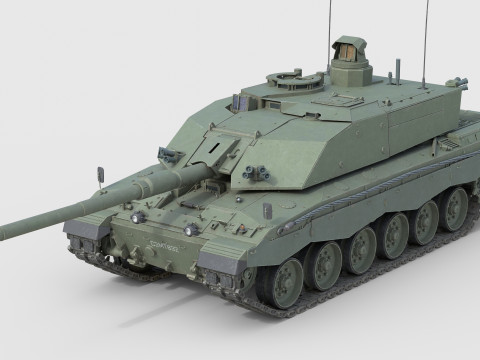 Challenger 3 Main battle tank 3D 模型