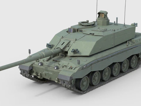Challenger 3 Main battle tank 3D Model