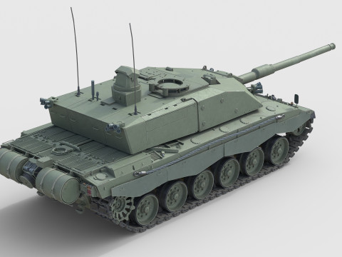 Challenger 3 Main battle tank 3D 模型