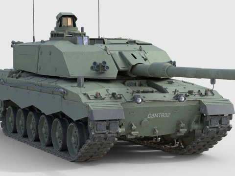 Challenger 3 Main battle tank 3D Model